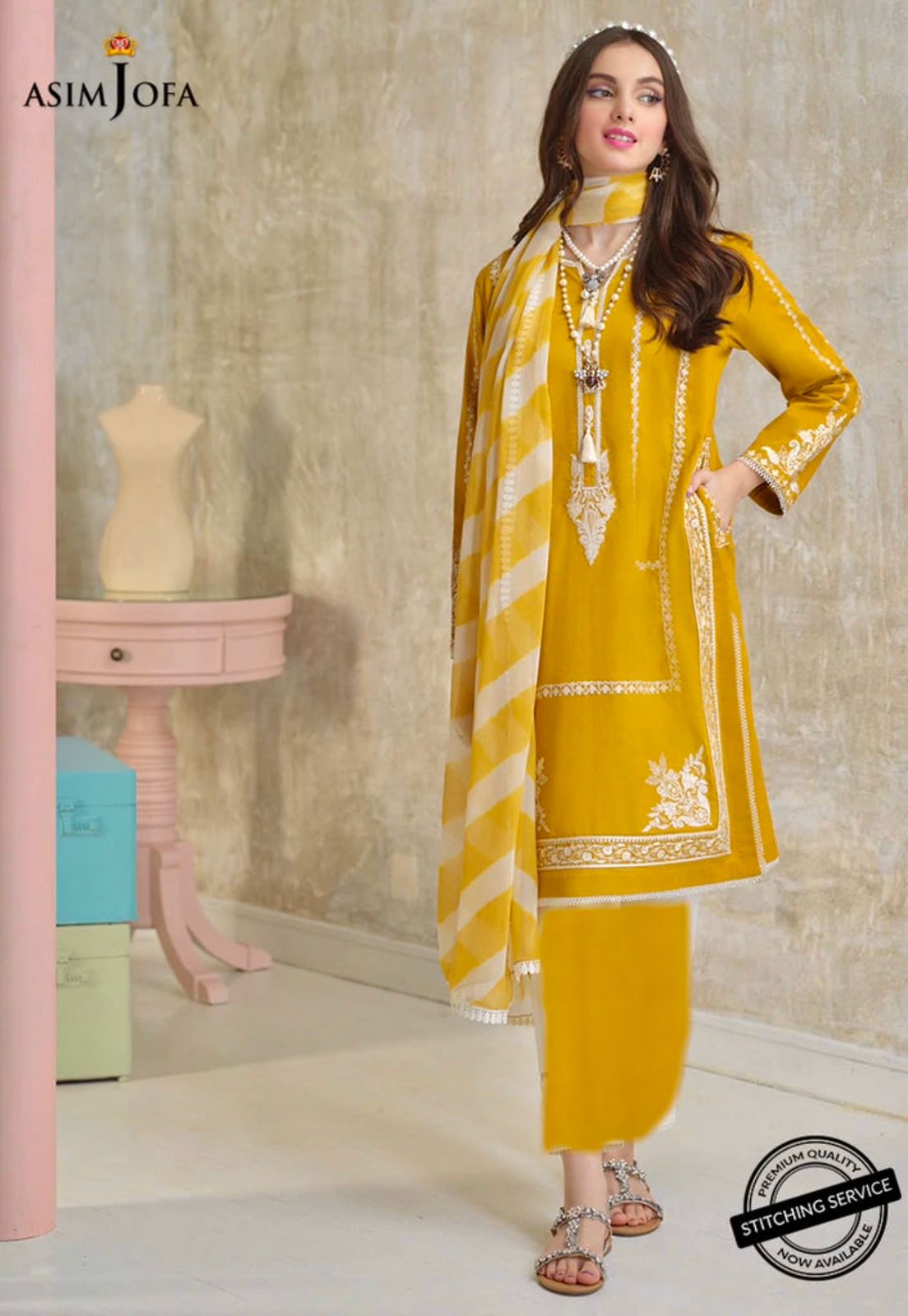 ASIM JOFA| 3pc Wedding Winter Collection 2024-25