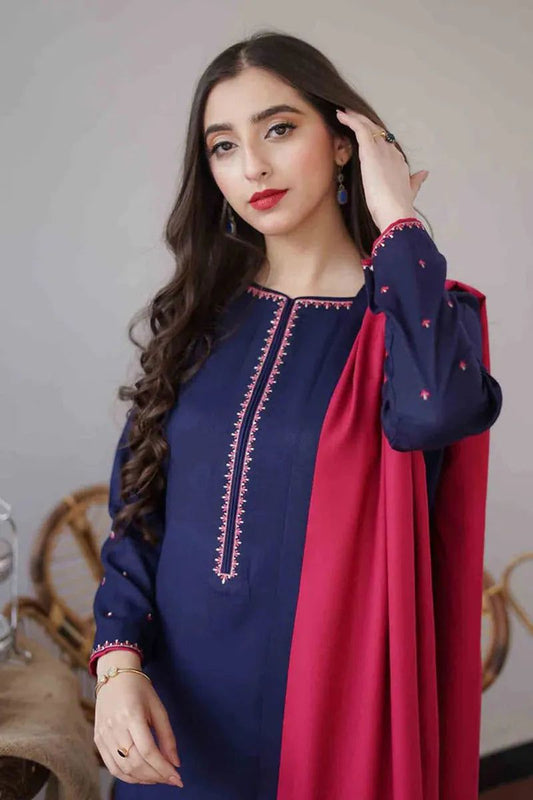 Dhanak|3Piece Wedding wear Winter Collection 2024-25