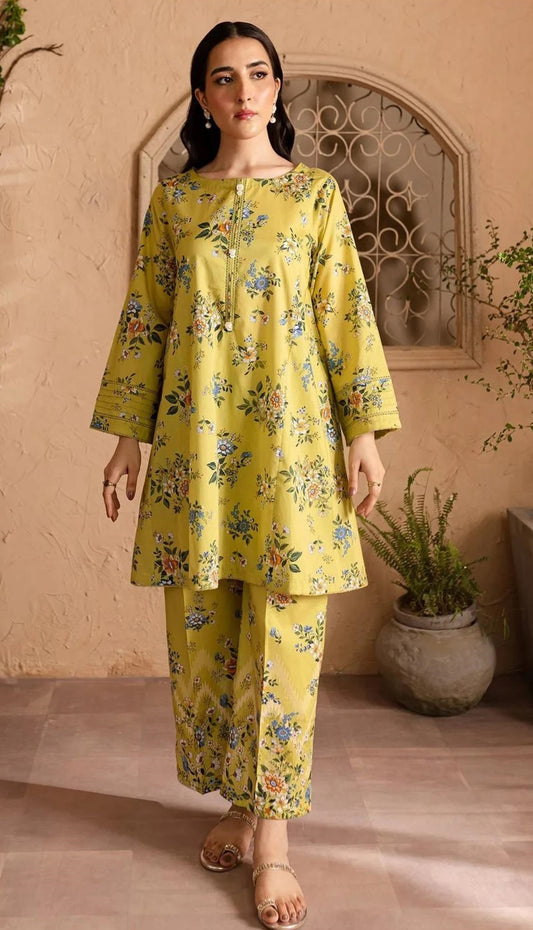 DIGITAL PRINTED 2 PIECE WITH DIGITAL PRINTED SHIRT & TROUSER FOR WINTER 2024-2025