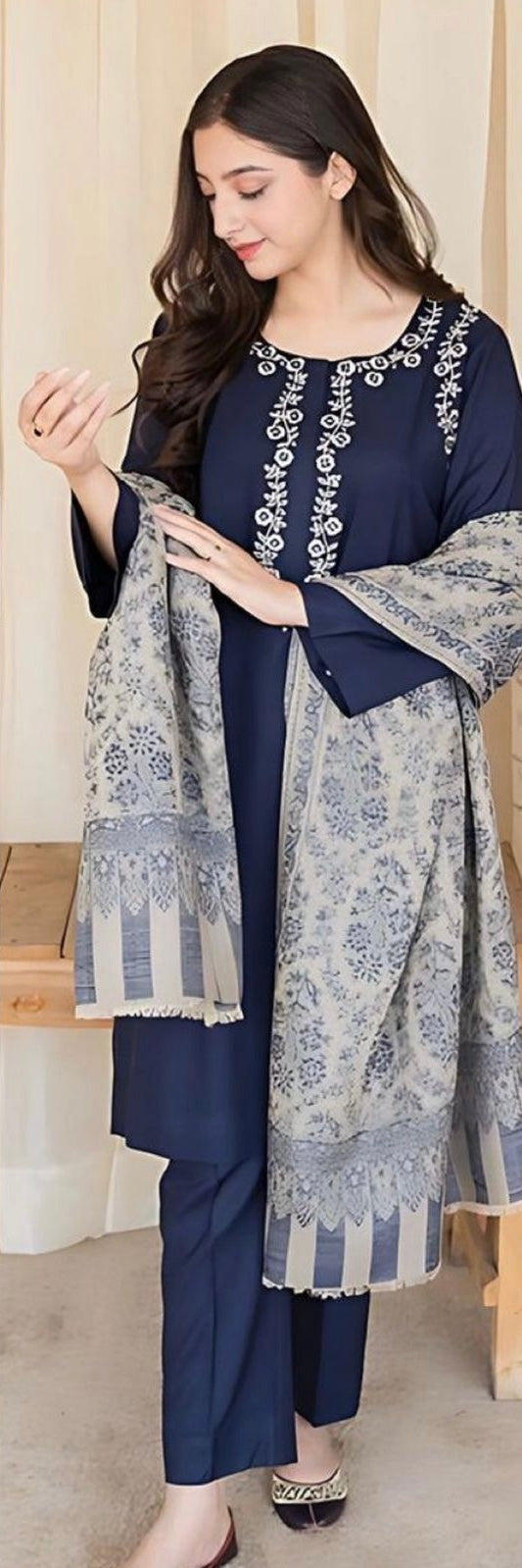 Dhanak|3Piece Wedding wear Winter Collection 2024-25