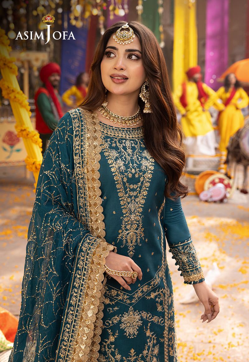 Chifon| Full Heavy Embroidered Suit Wedding Wear 2024-25