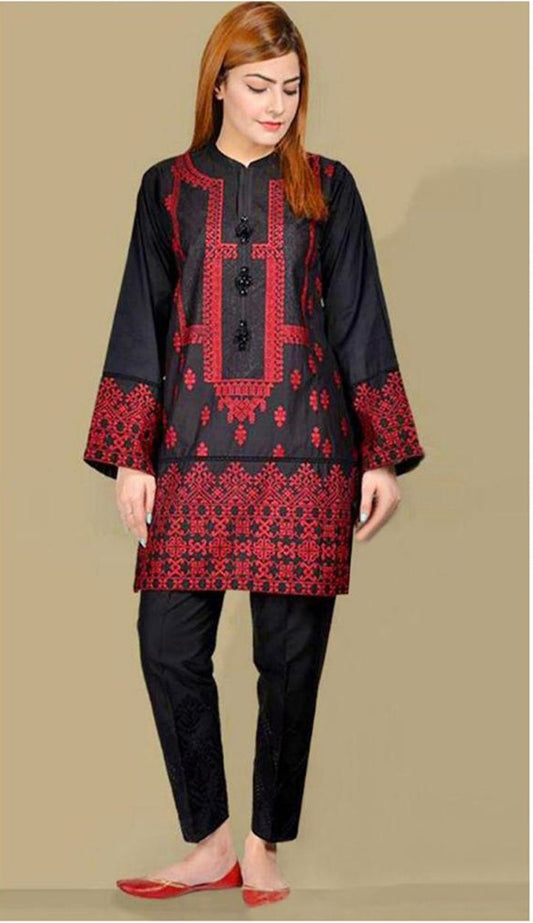 Limelight| Lilen 3 piece Embroidered suit  Winter collection 2024-25