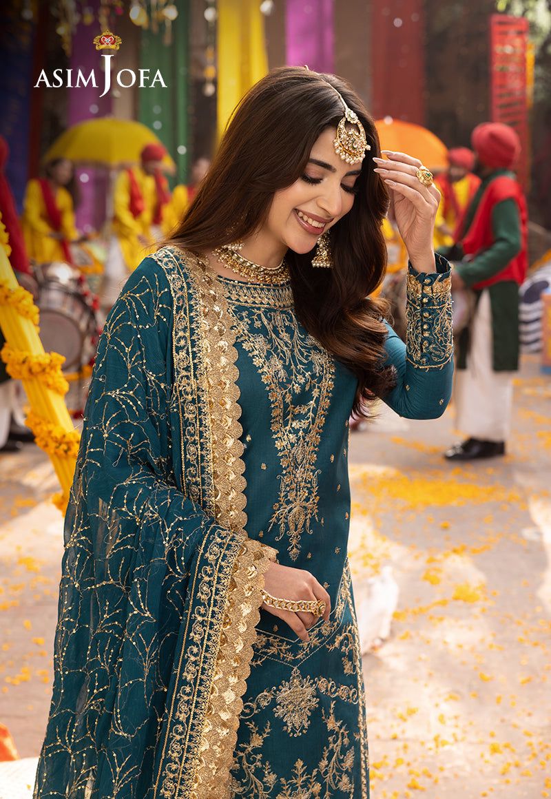 Chifon| Full Heavy Embroidered Suit Wedding Wear 2024-25