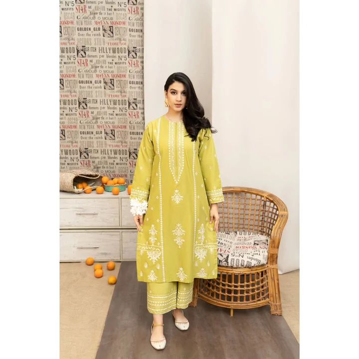 3 piece Dhanak suit with wool shawl