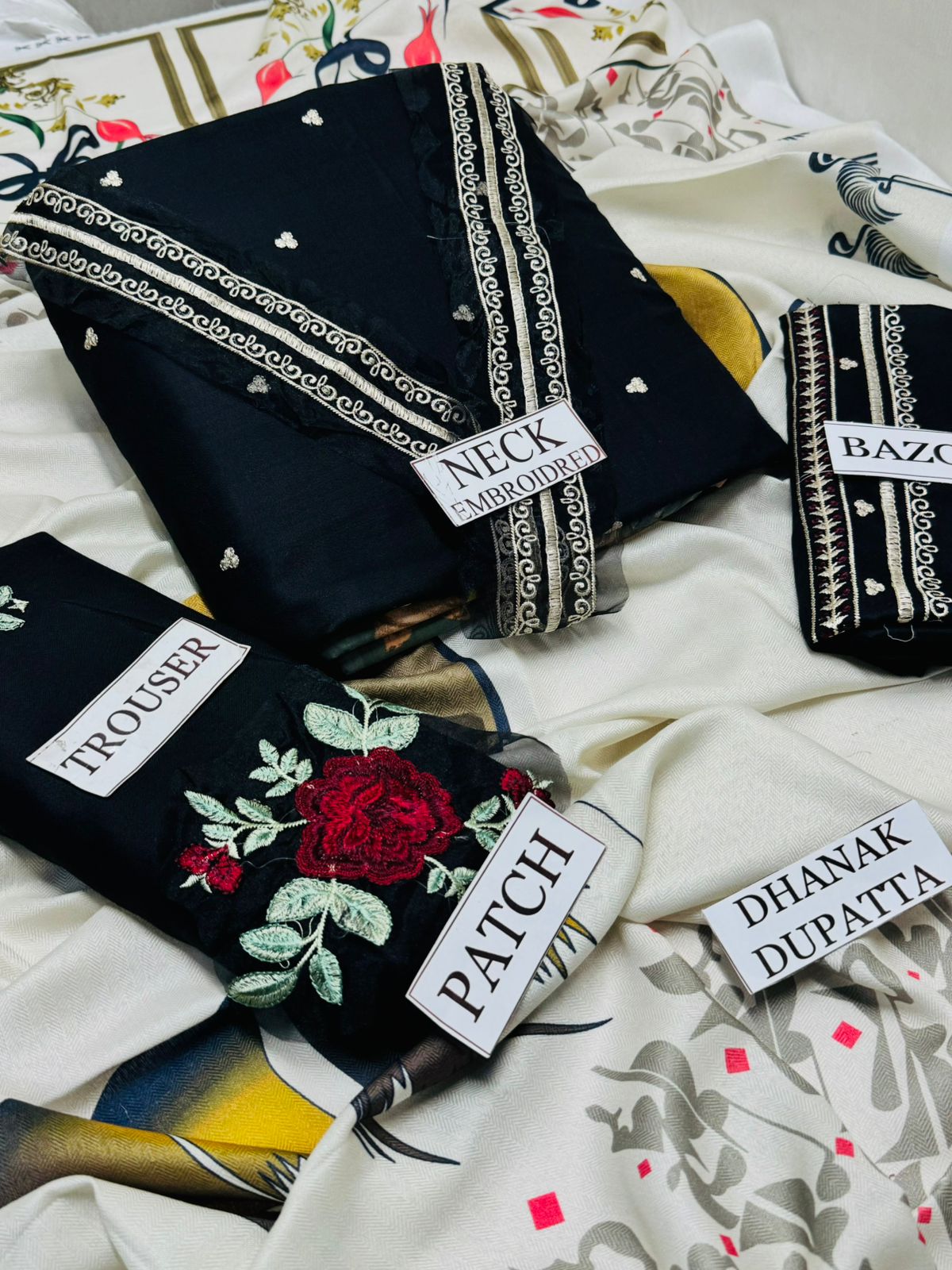 URGE | DHANAK 3 PIECE FULL EMBROIDERED SUIT FOR WINTER 2024-2025